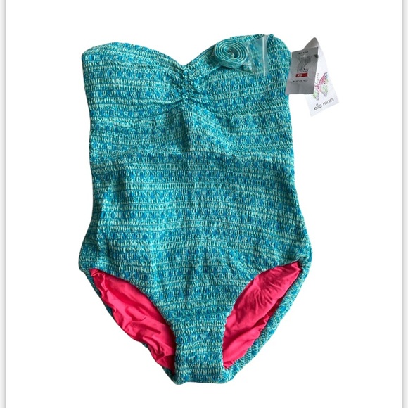 NWT Ella Moss Women's Sun Stream One-Piece Swimsuit XS reversible - Picture 3 of 7